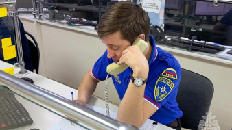 В Якутске произошло возгорание автомашины "Почты России"