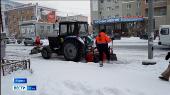 Во власти снежных циклонов. За два дня в Якутске выпала десятидневная норма осадков