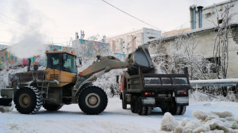В Якутске будет усилена работа по уборке снега и наледей