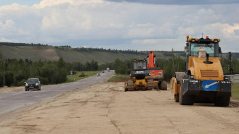 В Якутии реконструируют свыше 8 км дороги "Умнас" в рамках нацпроекта "Инфраструктура для жизни"