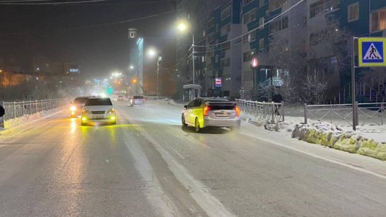 В Якутске водитель совершил наезд на несовершеннолетнего пешехода