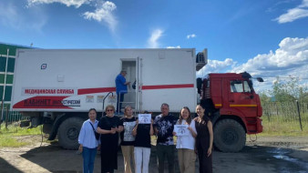 В Верхоянском районе более 400 человек прошли обследование на передвижном медицинском комплексе