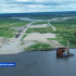 Самый крупный коффердам Ленского моста успешно установлен в проектное положение