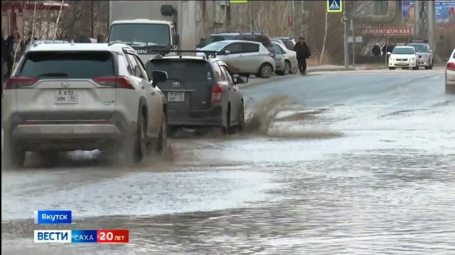 Рекордное количество осадков. В Якутске апрель удивил жителей обильными снегопадами и дождями