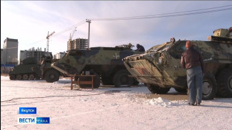 В Якутске готовят к открытию выставку трофейной военной техники