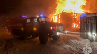 В Якутии при пожаре на коневодческой базе погиб мужчина