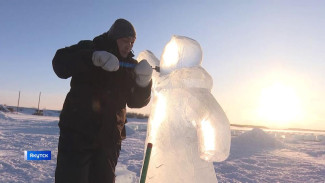 В Якутске под открытым небом проходит международный конкурс ледовых и снежных скульптур