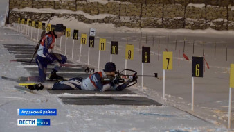 На лыжной трассе в Алдане состоялась лыжно-биатлонная эстафета в формате ультраспринта