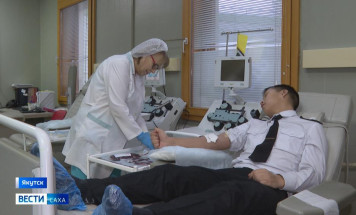 В Якутске волонтёры и студенты приняли участие в акции "Оставайся донором"