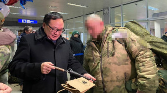 Георгий Степанов встретил бойцов, прибывших в отпуск из зоны СВО