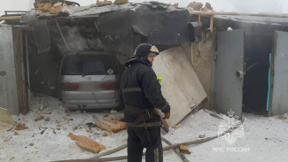 В Якутске одном из кооперативных гаражей взорвалась газовая печь