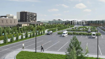 В Жатае ведется строительство автодороги к образовательному комплексу "Точка будущего"