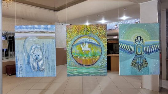 Медицинским учреждениям Якутии будет передано 100 картин нарисованных запатентованной краской, которая имеет свойство очищать воздух