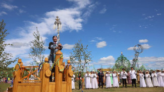 В Амгинском районе состоялось торжественное открытие Ысыаха Олонхо