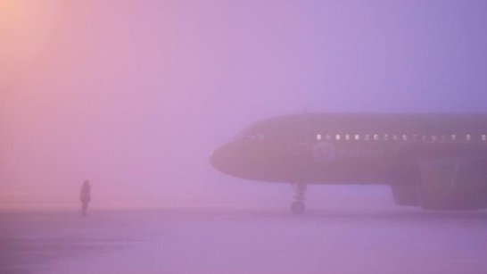 Аэропорт Якутска работает в условиях ограниченной видимости
