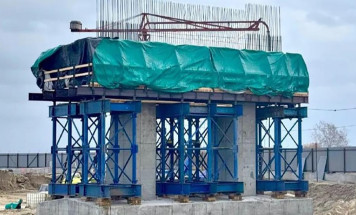 В Якутии завершено бетонирование первой опоры Ленского моста