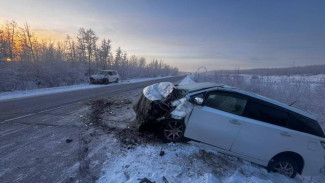 ​​​​​​​В Мегино-Кангаласском районе в результате ДТП погибла пассажир