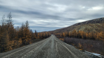 В Якутии отремонтировали очередной участок автодороги "Оймякон"