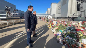 Глава Якутии Айсен Николаев почтил память жертв теракта в "Крокус Сити Холле"