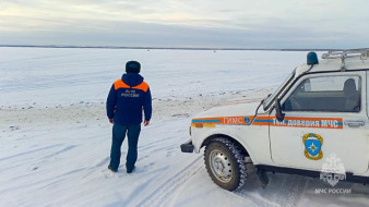 В Момском районе открылась первая в Якутии ледовая переправа