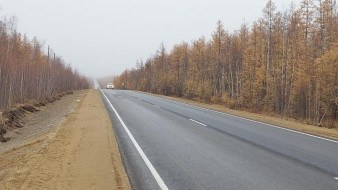 В Якутии дорожники обновят более 20 км автодороги "Нам"