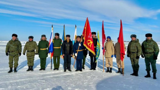 Эстафета "Знамя Победы" добралась до Булунского района