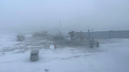 В аэропорт Якутска все рейсы прибыли в штатном режиме по центральному расписанию