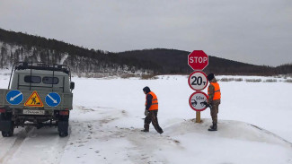 В Амгинском и Ленском районах снижена грузоподъемность на автозимниках