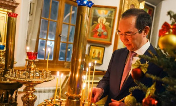 Поздравление Главы Якутии Айсена Николаева с Рождеством Христовым