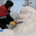В Верхнем посёлке в Мирном перед Новым годом появится очередная снежная скульптура