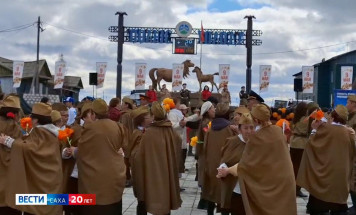 В Оймяконском районе прошла патриотическая акция "Вальс Победы"
