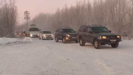 В Якутии работают 27 ледовых переправ