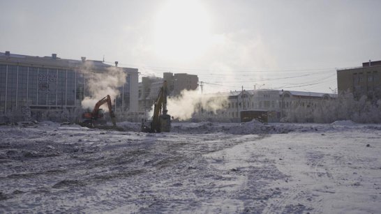 В Якутске благоустройство площади Ленина завершится в октябре