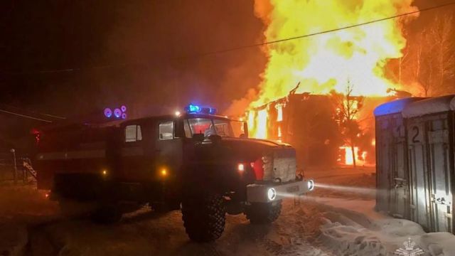 В Хангаласском районе при пожаре в частном доме погиб человек