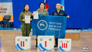 Курсант программы "Якутия – Земля героев" завоевала медаль на соревнованиях среди ветеранов СВО