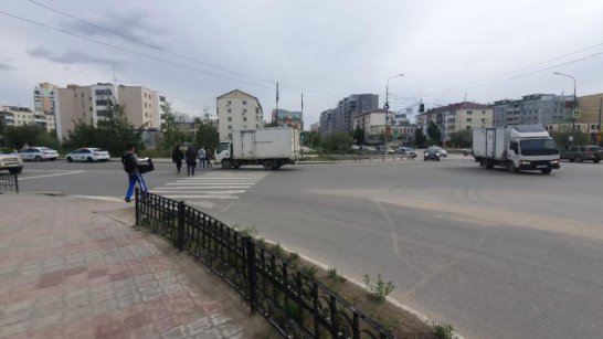 В Якутске произошло ДТП с участием пешеходов