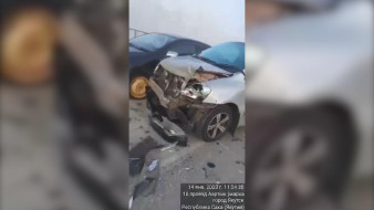 В Якутии произошла массовая авария на Намском тракте