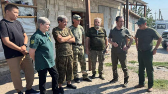 Опорный пункт Якутии в Донецкой Народной Республике посетил Айсен Николаев